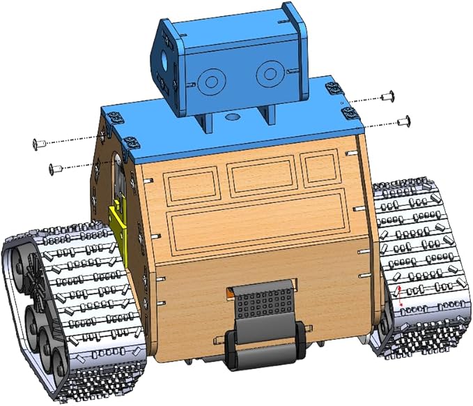STEM Projects for Kids Ages 10-16, Wooden Model Car Kits, Gifts for Boys 9-16, Science Educational Crafts Building Kit,RC Tank