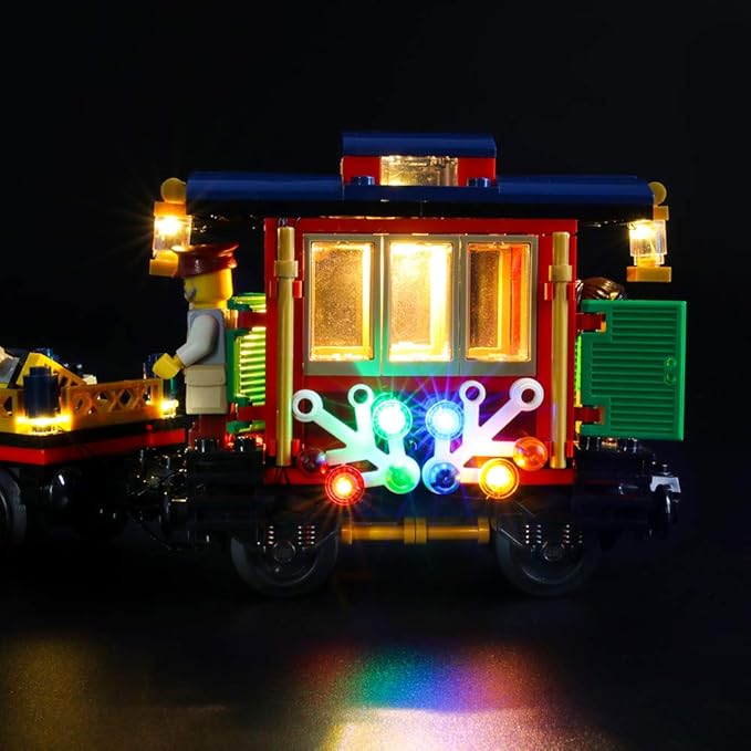 Lightailing Light Set for (Creator Expert Winter Holiday Train) Building Blocks Model - Led Light kit Compatible with Lego 10254(NOT Included The Model)