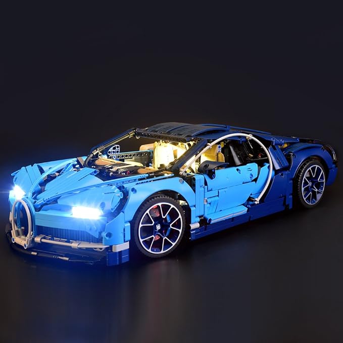 LIGHTAILING Light Set for (Bugatti Chiron) Building Blocks Model - Led Light kit Compatible with Lego 42083(NOT Included The Model)