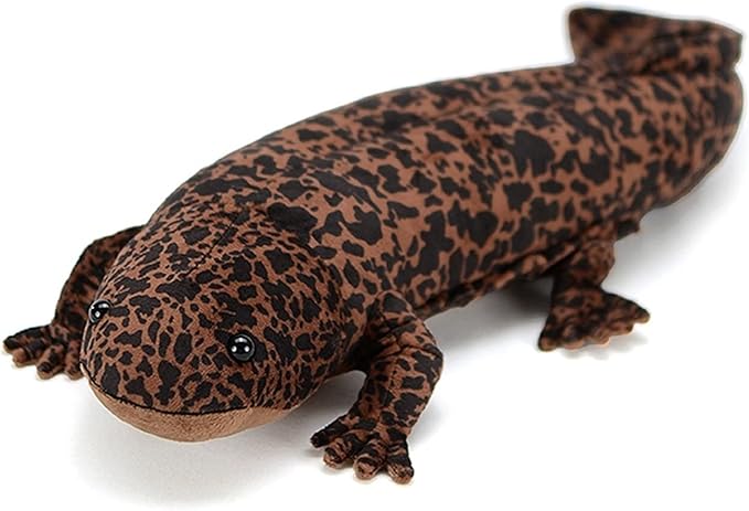 Tiny Heart Simulation Salamander Plush Toy, 19.68inch Soft and Cute Salamander Stuffed Animal Plush Toy Cute and Fun Children Gift Home Decoration Throw Pillow