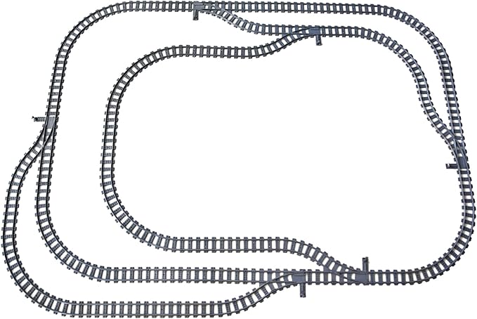 Building Blocks Train Track System - Urban Railway Accessories for Major Brands