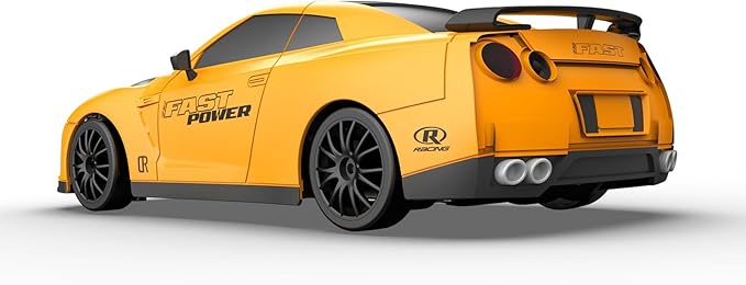 Remote Control Car RC Drift Car 2.4GHz 1:24 Scale 4WD 15KM/H High Speed Model Vehicle with LED Lights Drifting Tire Racing Sport Toy Car for Adults Boys Girls Kids Gift 2Pcs Rechargeable Batteries