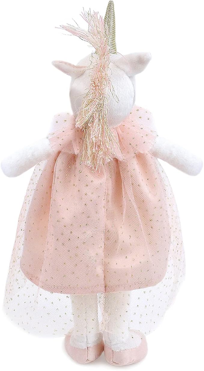 MON AMI Unicorn Stuffed Doll – 12” White, Soft & Cuddly Stuffed Plush Animal, Unicorn for Girls, Kids, Use as Toy or Room Decor
