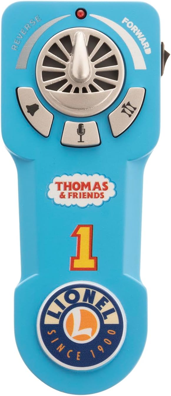 Lionel Mattel Thomas & Friends Battery O Gauge Toy Train Set with Remote, Locomotive, Train Cars, & Track with Authentic Train Sounds, Lights, & Water Vapor Smoke Effects for Kids 4+