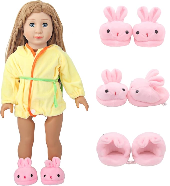 20 Pcs 18 inch Doll Accessories , 5 Pairs of Doll Shoes, 4 Pairs of Doll Socks, 1Pc Doll Sunglasses,1Pc Doll Necklace, Good Gift Holiday Best Gift Present for Girls, Kid