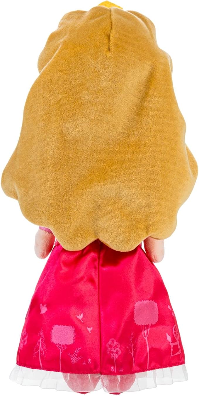 Disney Store Official Princess Plush Doll, Aurora from Sleeping Beauty, Medium 14 Inches, Soft Plushy with Embroidered Features, Princess Toys for Girls, Disney Dolls, Stuffed Animals for Girls