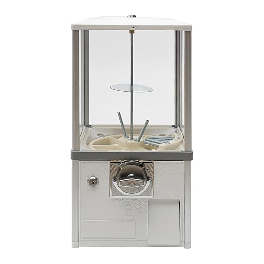 25 Cents Candy Vending Machine, Gumball Machine Commercial Toy Capsule Dispenser Prize Machine for 1.77-1.97in Gadgets, Vending Machine for Game Stores and Retail Stores, Blue