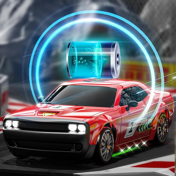 Remote Control Car for Boys Girls Kids, 1:20 4WD RC Drift Car with LED Lights, 20KPH Hight Speed Proportional Throttle Racing Cars for Drift and Race, Children's Gifts and Toys