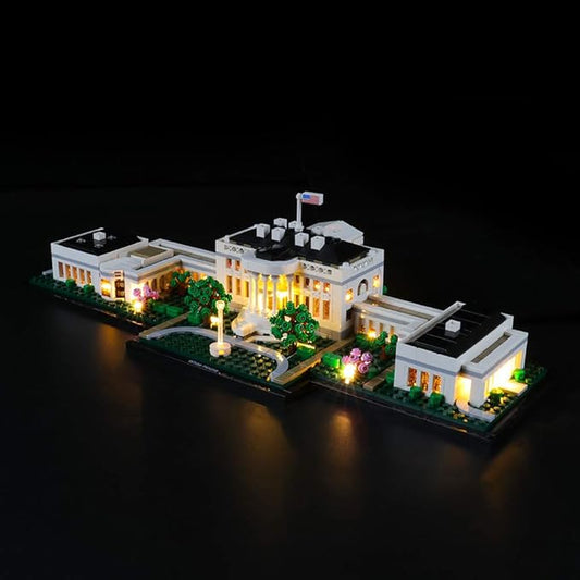 LIGHTAILING Light Set for (Architecture White House Building Blocks Model - Led Light kit Compatible with Lego 21054(NOT Included The Model)