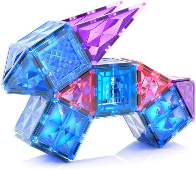 Diamond Magnetic Building Blocks - Princess Toys for 3-8 Year Old Girls & Boys - 3 4 5 6 Year Old Girl Birthday Xmas Present