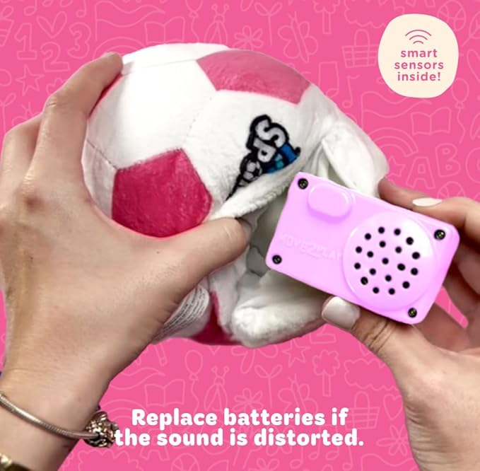 Move2Play, Hilariously Interactive Toy with Music & Sound Effects | Birthday Gift for Boy & Girl | Ball for Toddler & Baby | Indoor/Outdoor | 1, 2, 3+ Year Old