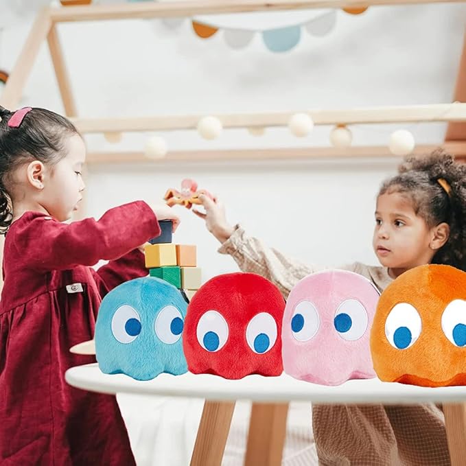 Pingong Blue Ghost Plush Toy, 6 inch, Soft Stuffed Animal, Birthday Gift for Kids Girls Boys