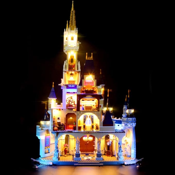 LIGHTAILING Light Set for (Disney Castle) Building Blocks Model - Led Light kit Compatible with 71040(NOT Included The Model)