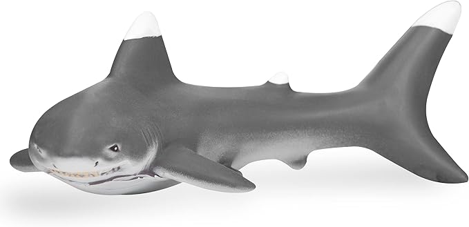 Learning Minds Jumbo Sea Animals - Set of 7 Educational Ocean Fish Toys for Kids - Shark, Whale, Dolphin, Octopus Animal Figures - Toy Fish & Sea Creatures for Toddlers - Age 18 Months +