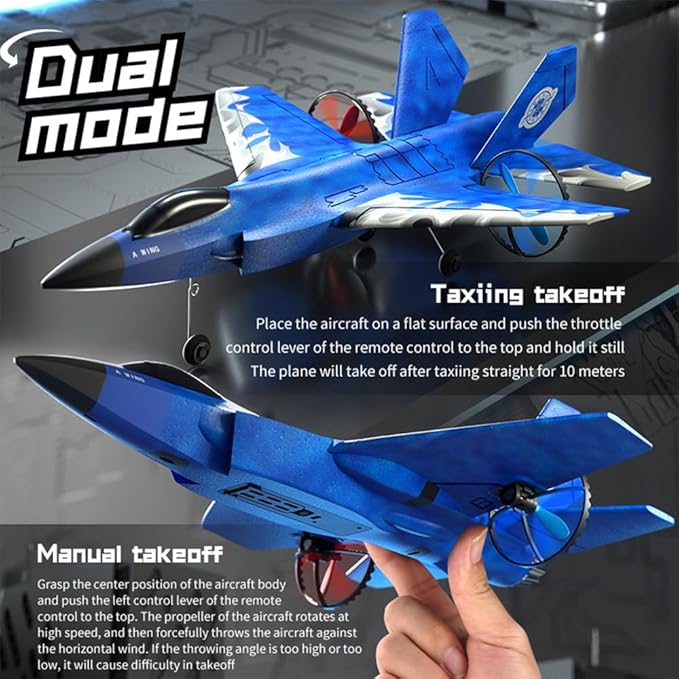 RC Plane, F-35 Jet Plane Remote Control Glider Airplanes,2 Channel 2.4GHZ Remote Control Plane Aircraft,RC Airplane Easy to Fly for Adults Beginners