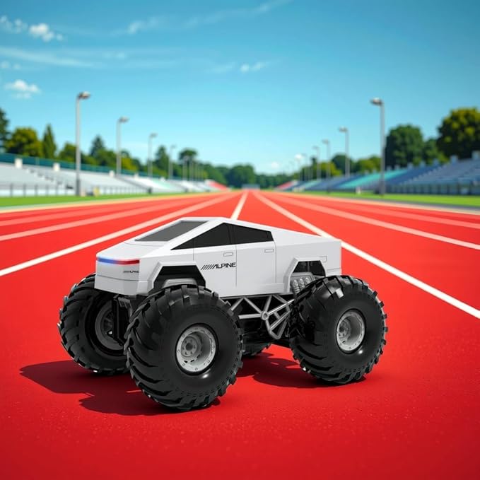 Remote Control Waterproof Cybertruck Toy Car, 4WD Off-Road Pick-up Truck RC Cars for All Terrain, 1:16 Scale Hobby Monster Truck Toys Kids Gifts for Boys/Girls Age 6 7 8 9 10-12+