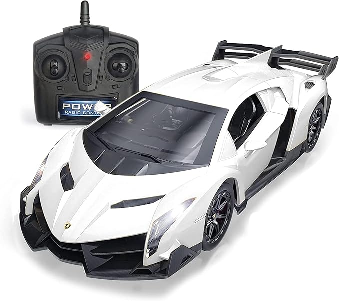 100 CLASSIC Officially Licensed Remote Control RC Car Series 1:24 Scale Lamborghini Full Function Electric Sport Racing Hobby Toy Car 2425C1