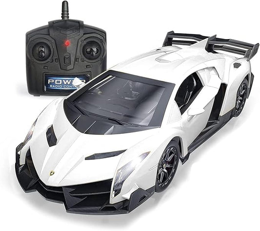 100 CLASSIC Officially Licensed Remote Control RC Car Series 1:24 Scale Lamborghini Full Function Electric Sport Racing Hobby Toy Car 2425C1