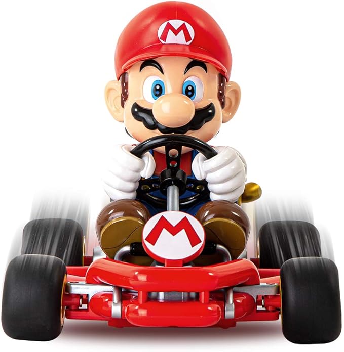 Carrera 200989 RC Official Licensed Kart Pipe Kart Mario 1:18 Scale 2.4 Ghz Remote Radio Control Car with Rechargeable LiFePO4 Battery - Kids Toys Boys/Girls