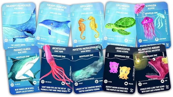 Hape Ocean Life Puzzle 1.5 Meter Long | 200 Pieces Colorful Giant Glow-in-The-Dark Marine Life Jigsaw, for Children 6+ Years