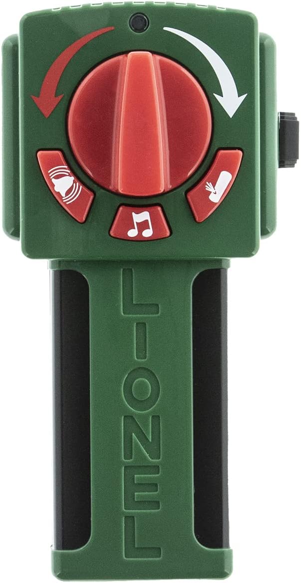 Lionel Battery-Operated Elf Toy Train Set with Locomotive, Train Cars, Track & Remote with Authentic Train Sounds, & Lights for Kids 4+