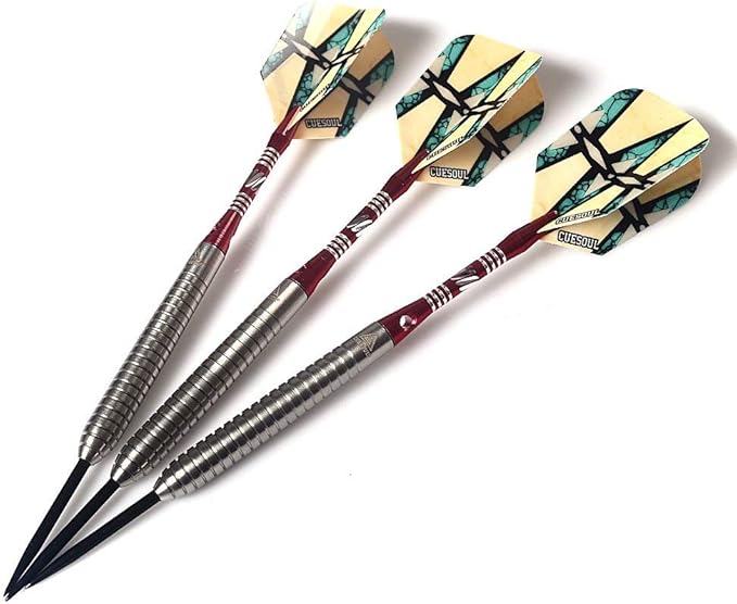 CUESOUL Tungsten Steel Tip Darts- Precise Barrels 18 19 21 24 Grams