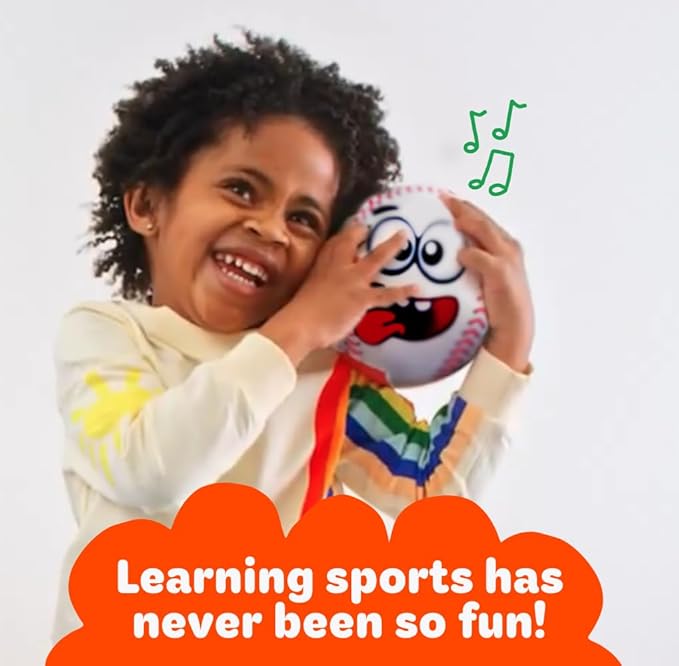 Move2Play, Hilariously Interactive Toy with Music & Sound Effects | Birthday Gift for Boy & Girl | Ball for Toddler & Baby | Indoor/Outdoor | 1, 2, 3+ Year Old