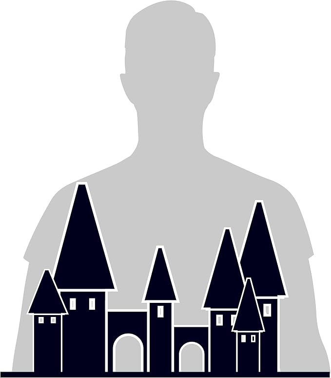 4D Build, Harry Potter Deluxe Hogwarts Castle with Astronomy Tower & Great Hall Over 2ft. Wide Model Kit 384 Pcs | 3D Puzzles for Adults & Teens 12+