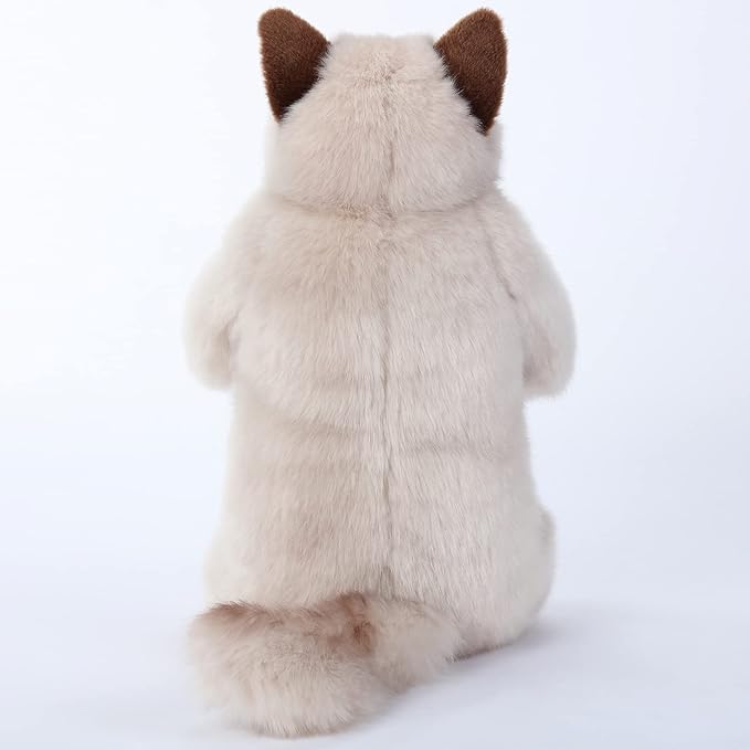 20" Length Adorable Stuffed Animal - Handmade Plush Soft Cat - Present Gift for Boys/Girls (Grey Ragdoll Cat)