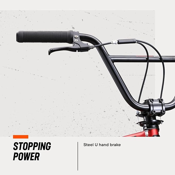 Mongoose Legion Kids Freestyle Sidewalk BMX Bike, Beginner Riders, Boys and Girls, 16-20-inch Wheels, Hi-Ten Steel Frame, Micro Drive BMX Gearing