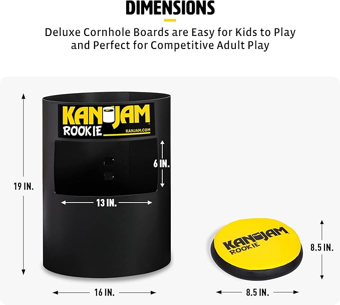 Kan Jam Disc Toss Game - American Made Outdoor Game for The Backyard, Beach, Park, Tailgates - Original, Illuminate, Pro, Travel Edition, and Carry Bag Only