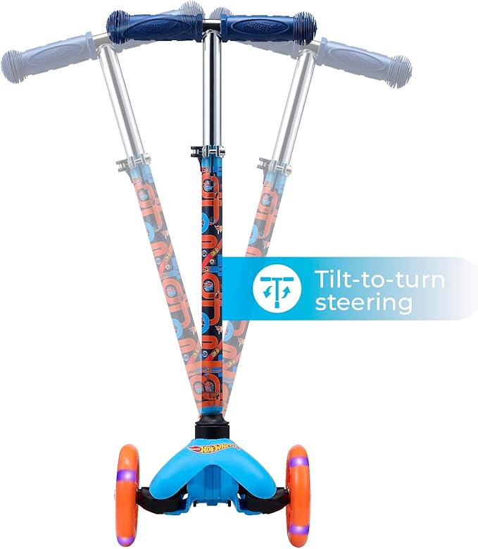 Scooter for Kids Ages 3-5 - Extra Wide Deck & Light Up Wheels, Self Balancing Kids Toys for Boys & Girls, Choose Your Favorite Character