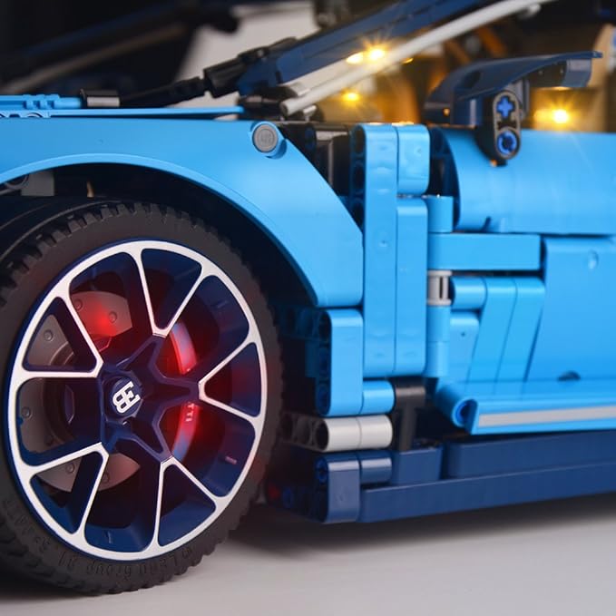 LIGHTAILING Light Set for (Bugatti Chiron) Building Blocks Model - Led Light kit Compatible with Lego 42083(NOT Included The Model)