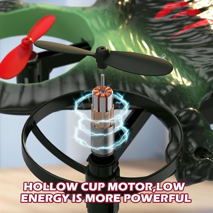 jaming Pterodactyl Dinosaur Toys Drone for Kids and Adults Easy to Fly Dragon Remote Controlled Aircraft for Beginners Hobby RC Plane Toys Birthday Gifts for Boys