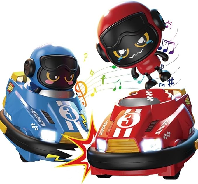 OBEST Multiplayer Remote Control Bumper Car, 2 Pack, RC Car with Ejection Doll, Interactive Toys for Parents and Kids