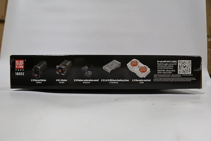 Mould King 18002 Off-Road Car Model, 1890 Pcs Building Block Climbing Vehicle with 5 Motor, Big RC Car Toy for Kids/Adult