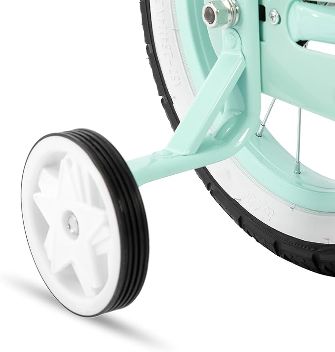 JOYSTAR 12 14 16 Inch Kids Cruiser Bike for Ages 2-7 Years Old Girls & Boys, Children's Bicycle with Training Wheels, Coaster Brake, Fenders & Adjustable Seat