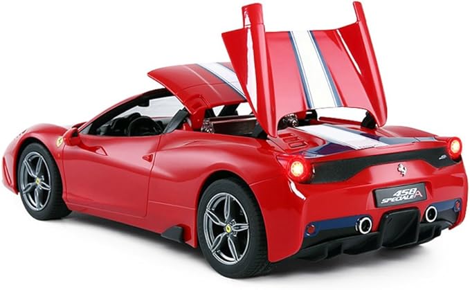 Rastar RC Car | Radio Remote Control Car 1/14 Scale Ferrari 458 Special A, Model Toy Car for Kids, Auto Open & Close, Red