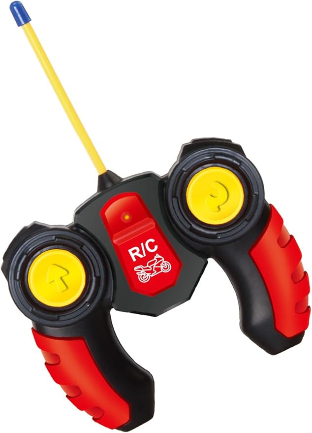 PowerTRC Unleash The Ultimate Racing Thrill | 360 Degree Rotate Spinning RC Race Motorcycle | Remote Control Race Biker with Dazzling Light and Sound Effect for Kids (Red)