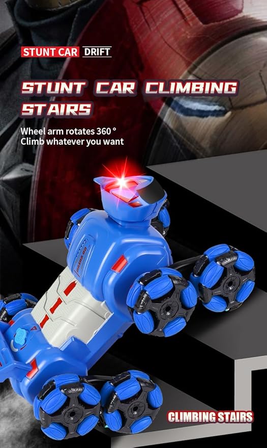 ATHLERIA 8WD Gesture Sensing Rc Stunt Car Toys for Boy Age 8-13,Hand Remote Control Cars,Coolest Christmas Birthday Present Ideas for Boys Girls Kids Teens Age 8 9 10 11 12 13+ Year,Racing Drift Car