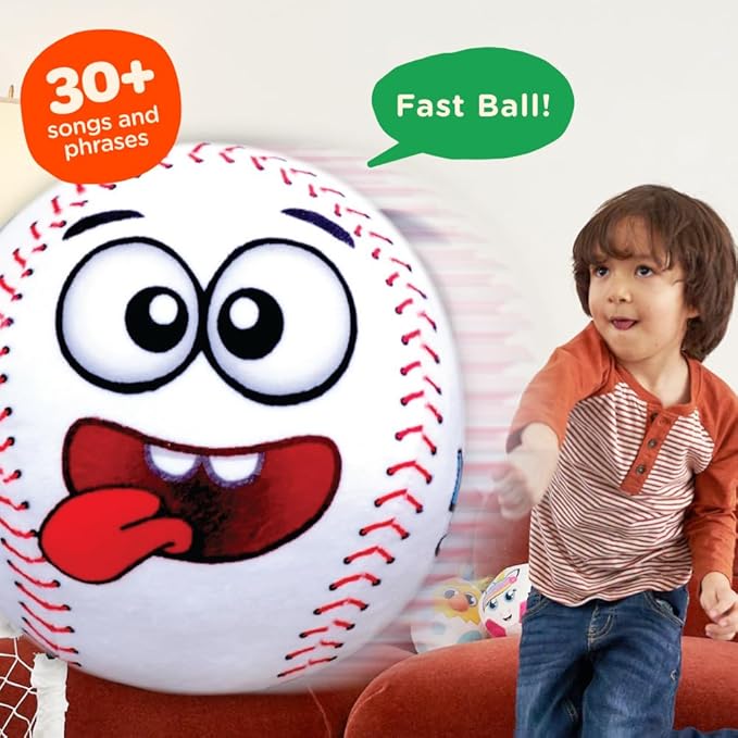 Move2Play, Hilariously Interactive Toy with Music & Sound Effects | Birthday Gift for Boy & Girl | Ball for Toddler & Baby | Indoor/Outdoor | 1, 2, 3+ Year Old