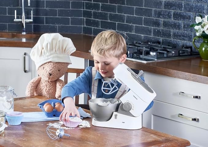 Casdon Kenwood Mixer | Toy Food Mixer for Children Aged 3+ | Perfect for Budding Bakers Who Enjoy Mixing Real Food