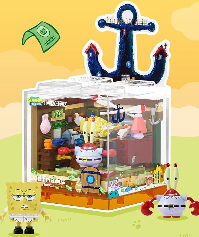 Exquisite Toy Building Block Box Set Series 2 Boat House Building Blocks Birthday Gifts for Boys and Girl with Themed Characters for 14+ Teenagers & Adults