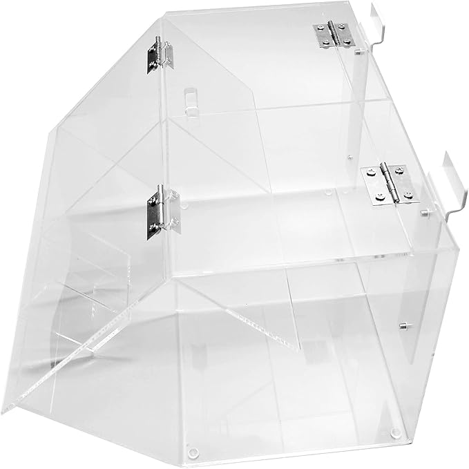 FixtureDisplays® Plaxiglass Candy Bin Acrylic Candy Dispenser Clear Transparent Treats Display 100868