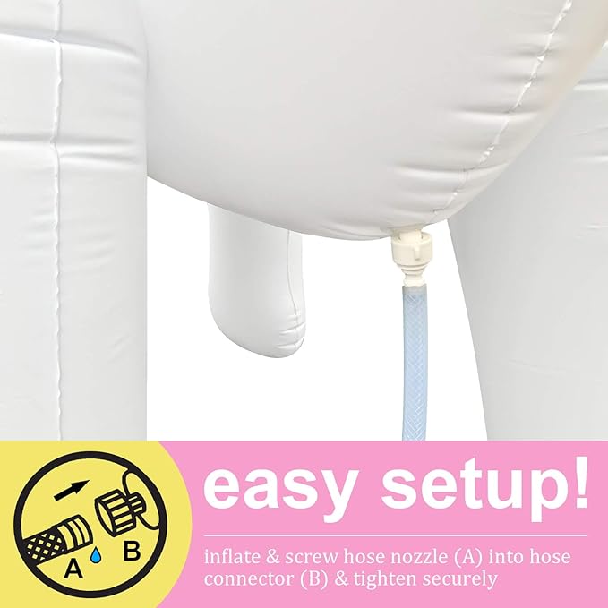 Float Joy Sprinkler for Kids Unicorn Water Sprinklers Inflatable Toys for Outdoor Play Summer Yard Kids and Adults Party Decoration