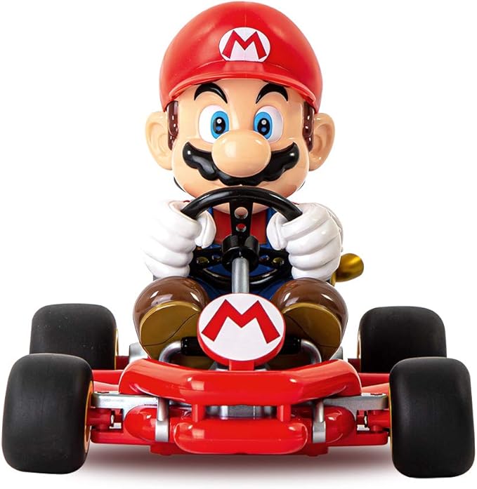 Carrera 200989 RC Official Licensed Kart Pipe Kart Mario 1:18 Scale 2.4 Ghz Remote Radio Control Car with Rechargeable LiFePO4 Battery - Kids Toys Boys/Girls