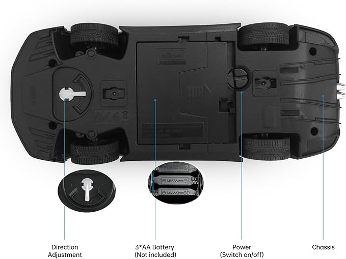 RASTAR Porsche 911 GT2 RS Model Car, 1:24 Scale RC Porsche 911 GT2 RS Clubsport 25 Remote Control Car for for Kids Adults, RC Sports Supercar Grey
