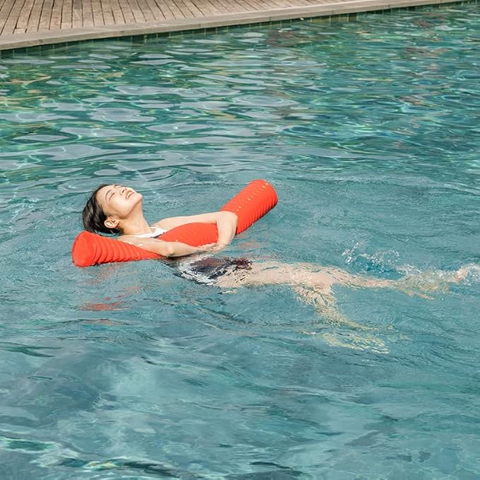 IMMERSA Jumbo Swimming Pool Noodles, Premium Soft Water-Based Vinyl Coating and UV Resistant Foam Noodles for Swimming and Floating, Lake Floats, Pool Floats for Adults and Kids.