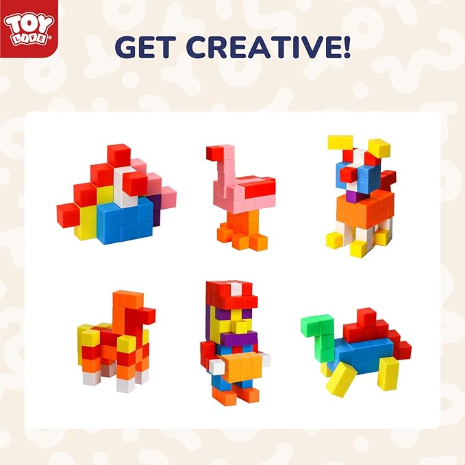 TOY Life 64 Pcs Magnetic Blocks for Toddlers Age 3-5 Magnet Blocks Magnetic Building Block for Kids Ages 4-8 Magnet Block for Kids 3-5 Preschool Creative Stem Building Toys