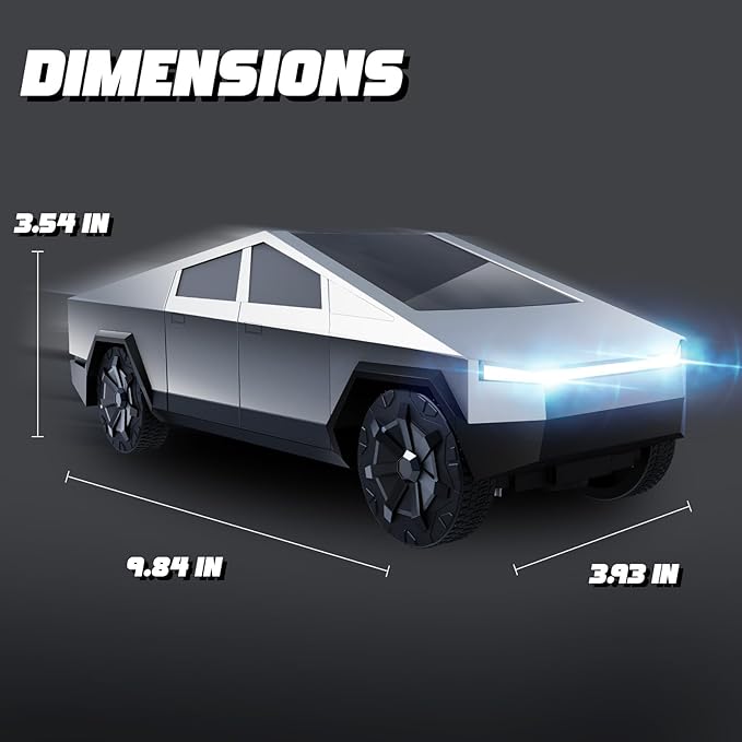 Remote Control Car, 1:24 RC Cars Scale All Terrain Electric Vehicle, LED Lights Car Toys Monster Trucks, Brithday Gift for Boys Girls & Adults